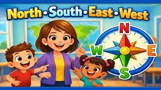 North, South, East, and West! Cardinal Directions for Kids