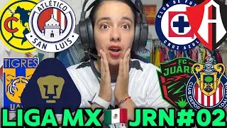 PRON&Oacute;STICOS DE LA LIGA MX | JORNADA #02 | APUESTAS DEPORTIVAS.