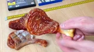 Tough Steak Dog Chew Toys,Dog Toys for Aggressive Chewers Heavy Toy for Medium Large Breed, Bacon