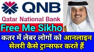 Online Salary Transfer By WPS | Wages Protection System| QNB से आनलाइन सेलरी कैसे ट्रान्सफर करते हैं