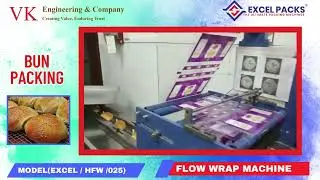 Flow Warp Machine I packaging machine I  Food packing solutions I Bun Packaging I V K Engineering