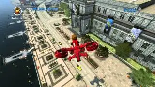LEGO City Undercover (Wii U) - Unlocking All Rex Fury's Characters & Vehicles