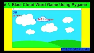 #3 | Adding Score And Matched Word Method | Blast Cloud Word Game Using Python Pygame