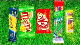 Trying Colorful Candies and Chocolates | Sweet Candy Collection Surprise Video