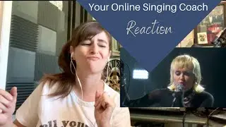 Miley Cyrus - Heart of Glass - Vocal Coach Reaction and Analysis (Your Online Singing Coach)