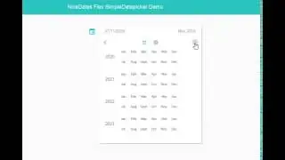 Apache Flex Spark DateChooser