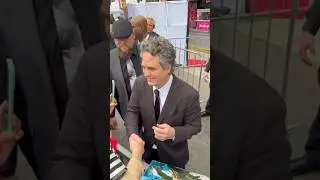 Mark Ruffalo greets fans at his Hollywood Walk of Fame ceremony