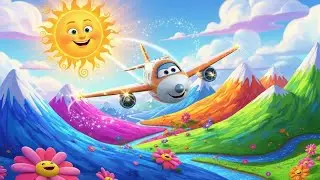 Flying & Sky Adventure Songs Collection for Little Kids ✈️🎶 | Gentle Motion, Imagination and Many