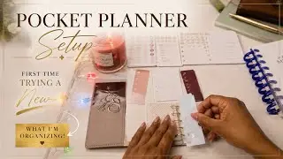 First time trying a pocket planner what I'm organizing