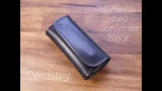 Country / Horween shell cordovan Black 12/19（金）にオンラインショップにて販売を予定しております。
