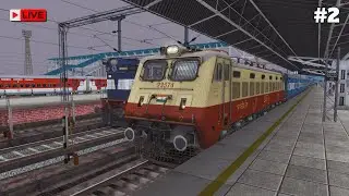 15708-Amrapali Express Train depart from Ludhiana station Train Simulator classic Gameplay Live
