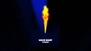 Wave Warp After Effects  #aftereffects #motiondesign #animation