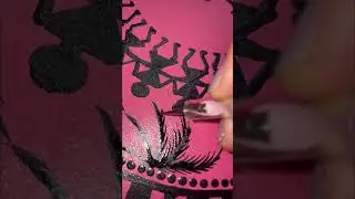 Warli tree in detail😍 #warlipaintings #tree #warlitribe #subscribeformore #detailing #artist #warli