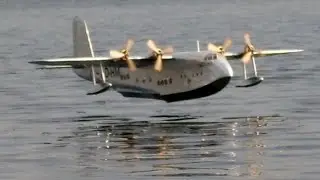Empire flyingboat , low and slow