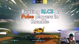 Beating an RLCS and Pulse player in Rumble | SSL