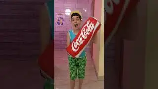 When tiny meets GIANT&hellip; Cola battle! 🥤🤏➡️📦