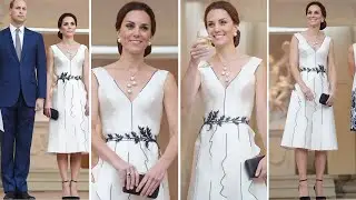 'CLASSY AND A LITTLE BIT REBELLIOUS'! Princess Kate Daring In Glamorous Cocktail Dress In Poland