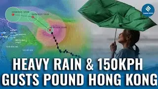Tapah Brings Gale Winds, Flight Chaos and City Shutdown in Hong Kong