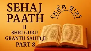 ਭਾਗ ਅੱਠਵਾਂ ਸਹਿਜ ਪਾਠ।ਨਿਰੋਲ ਬਾਣੀ Part 8 Nitnam path।Nirol Bani | video 2025।Shri Guru Granth Sahib ji।