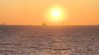 Gulf Asian Sea ⛵ Morning Beautiful Sea Sunset view