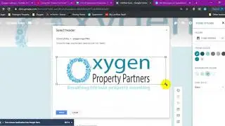How to put image in the background of google form