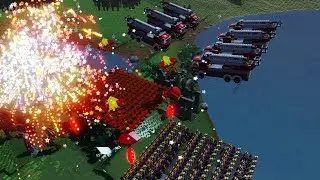 LEGO Worlds cascading fireworks