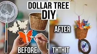 How to make a bike planter| Dollar Tree DIY
