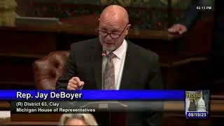 Rep. DeBoyer's Speech - Sept. 19, 2023