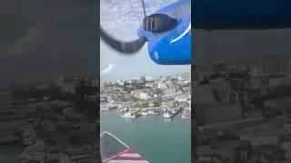Seaplane taking off from Male Airport #maledives