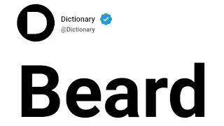 Beard Meaning In English