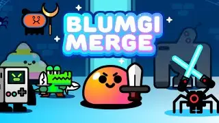 Blumgi Merge | Empezando la batalla luego de mejorar los personajes al nivel 100 | PC