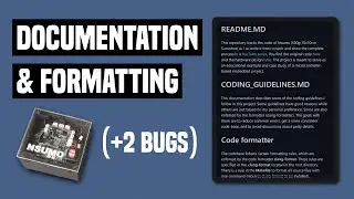 Documentation and Clang format (+2 bugs)  | Embedded System Project Series #11