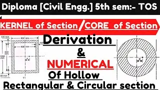 Kernel of section of hollow Rectangular & Circular | Numerical | lec-08|iamsaurabh9876 Electric Abhi