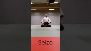 How to sit in seiza in Aikido