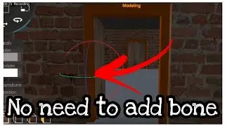 Door movement without bone/prisma 3d/R3D Studio.