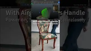 3DeVOK MT Full-Color 3D Scan of a Floral Dining chair &ndash; Marker-Free, Large-FoV