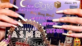 🎧 Binaural ASMR ❖ TAPPING * tapping * TAPPING !!! 📦 ✶ ↬ with super long natural nails! ↫ ☾☽