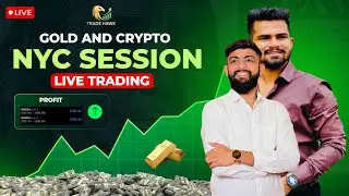 LIVE FOREX TRADING / NYC SESSION / DAY -51 / GOLD & BTC / FOREX HINDI MARATHI / TRADE HAWK
