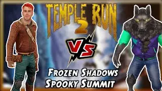 Guy Dangerous Aviator VS Wolfman Howlin Frozen Shadows Temple Run 2