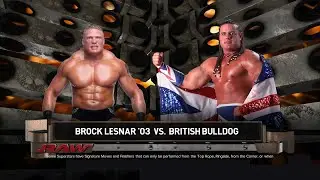 WWE 2K23: Brock Lesnar vs. British Bulldog