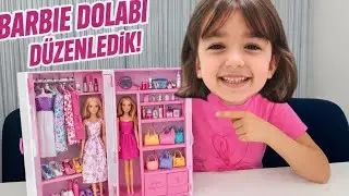 KIZ EVCİLİK OYUNLARI!! ASYA İLE BİRLİKTE BARBİE DOLABINI D&Uuml;ZENLİYORUZ KIZ &Ccedil;OCUK VİDEOLARI