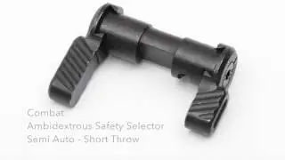 BAD-CASS-SA-ST SHORT THROW COMBAT AMBI SAFETY SELECTOR - AR15 / AR10