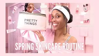 SPRING SKINCARE ROUTINE (AM & PM) | for Sensitive Dry Skin