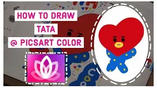 Let’s Draw! BT21 TATA using PicsArt Color | How To