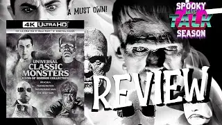UNIVERSAL CLASSIC MONSTERS - ICONS OF HORROR COLLECTION 4K BLU RAY REVIEW - A Must own!