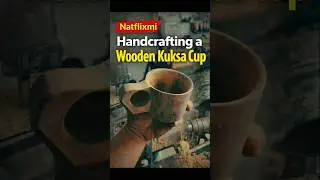 Handmade Wooden Kuksa Cup 🪵 | Satisfying Woodworking Art | Natflixmi #shorts