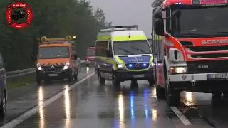 [SELTEN] Pr&uuml;fkw vom Verkehrsdienst der Autobahnpolizei Bielefeld mit Alarm