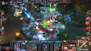 Gambit Gaming Top 5 plays in EU LCS Spring Split Week 3