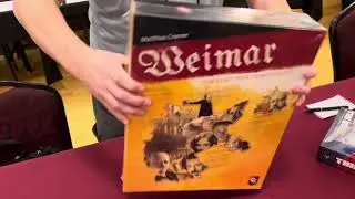 SDHistCon 2023 Day 1 - Root, Votes for Women, unboxing Weimar from Capstone Games