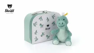 Steiff Joshi Baby T-Rex in Suitcase - 16 cm | Teddybearland